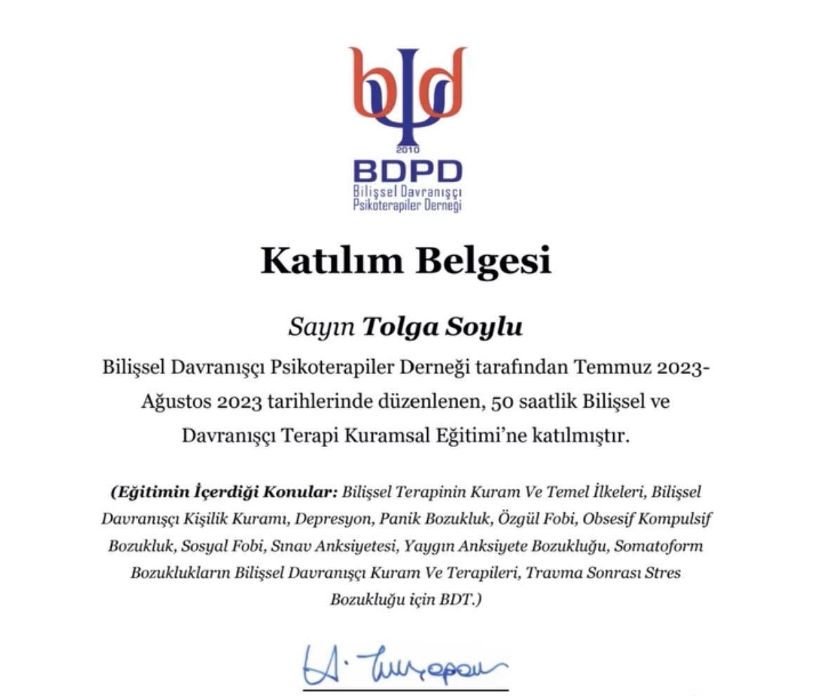 BDT Kuramsal Sertifikası